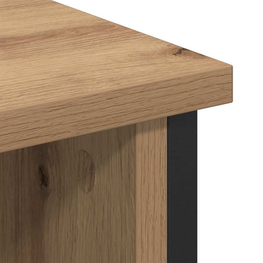 Conjunto de mueble de TV Roble artesanal 100 x 35 x 45 cm
