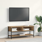 Conjunto de mueble de TV Roble artesanal 100 x 35 x 45 cm
