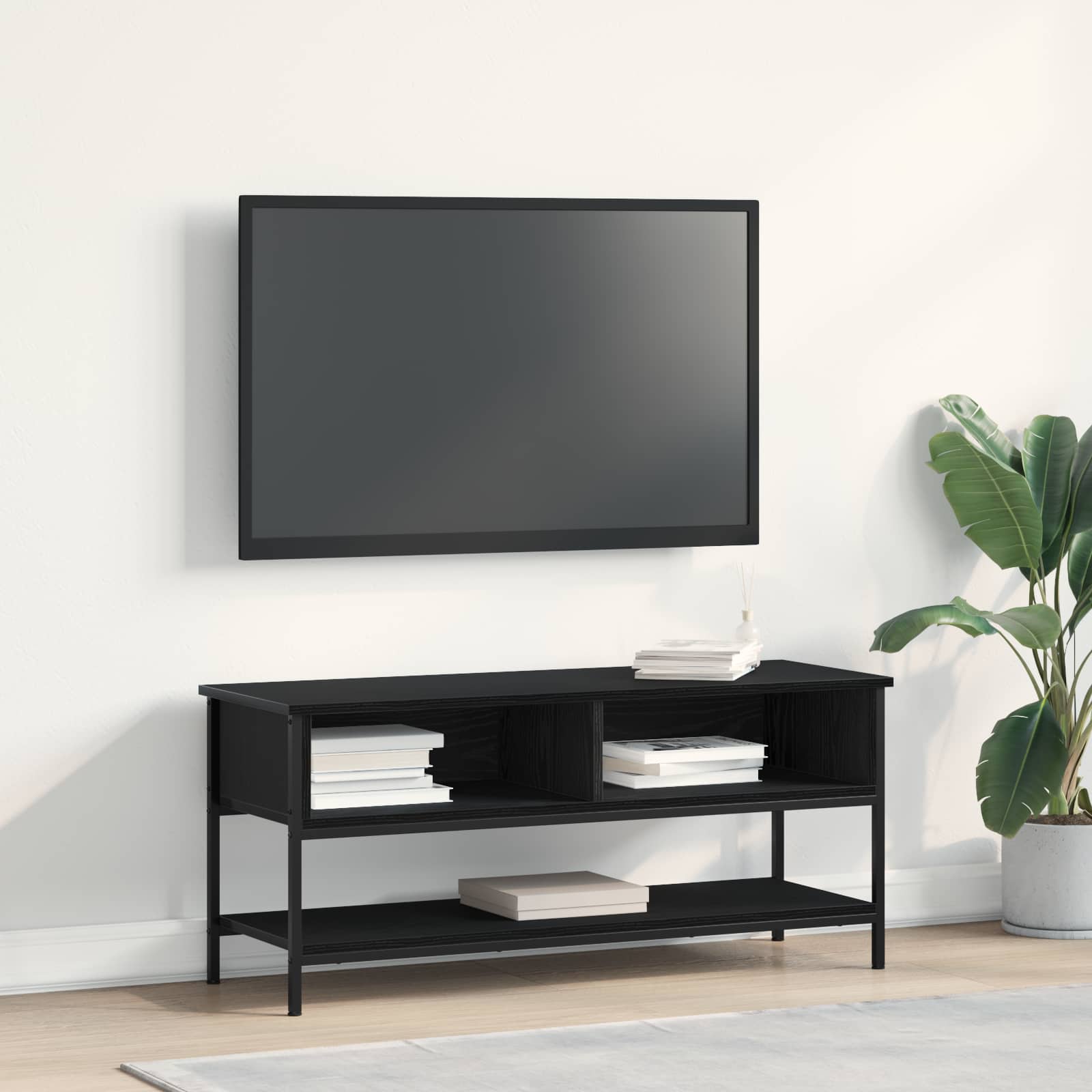 Conjunto de mueble de TV Roble artesanal 100 x 35 x 45 cm