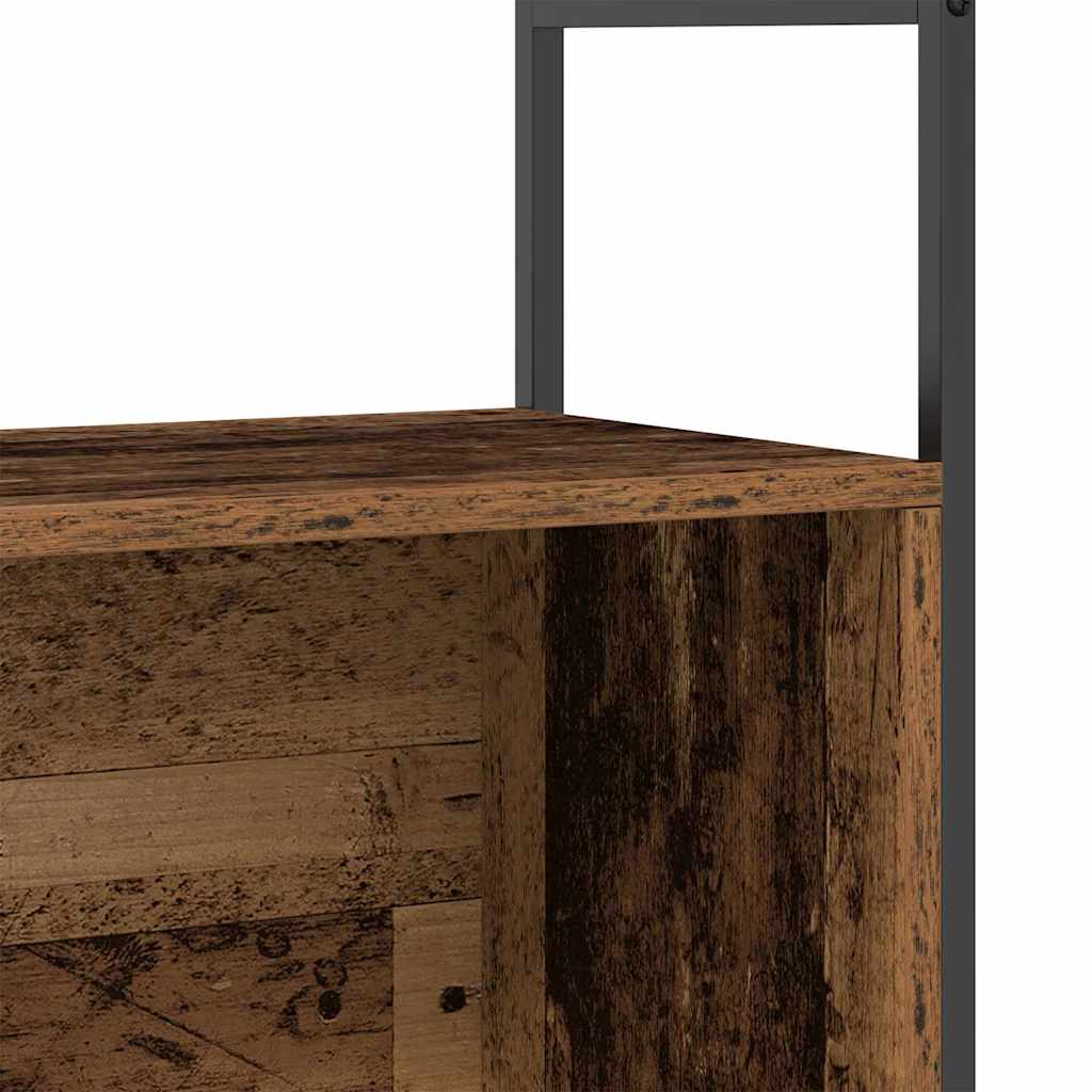 Estante de libros Roble ahumado 80 x 30 x 78,5 cm