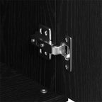 Aparador Roble Negro 101,5 x 35 x 70 cm Madera de ingeniería