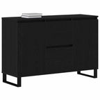 Aparador Roble Negro 101,5 x 35 x 70 cm Madera de ingeniería