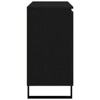 Aparador Roble Negro 101,5 x 35 x 70 cm Madera de ingeniería