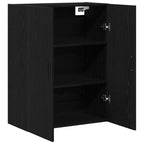 Mueble de pared Roble Negro 69,5 x 34 x 90 cm
