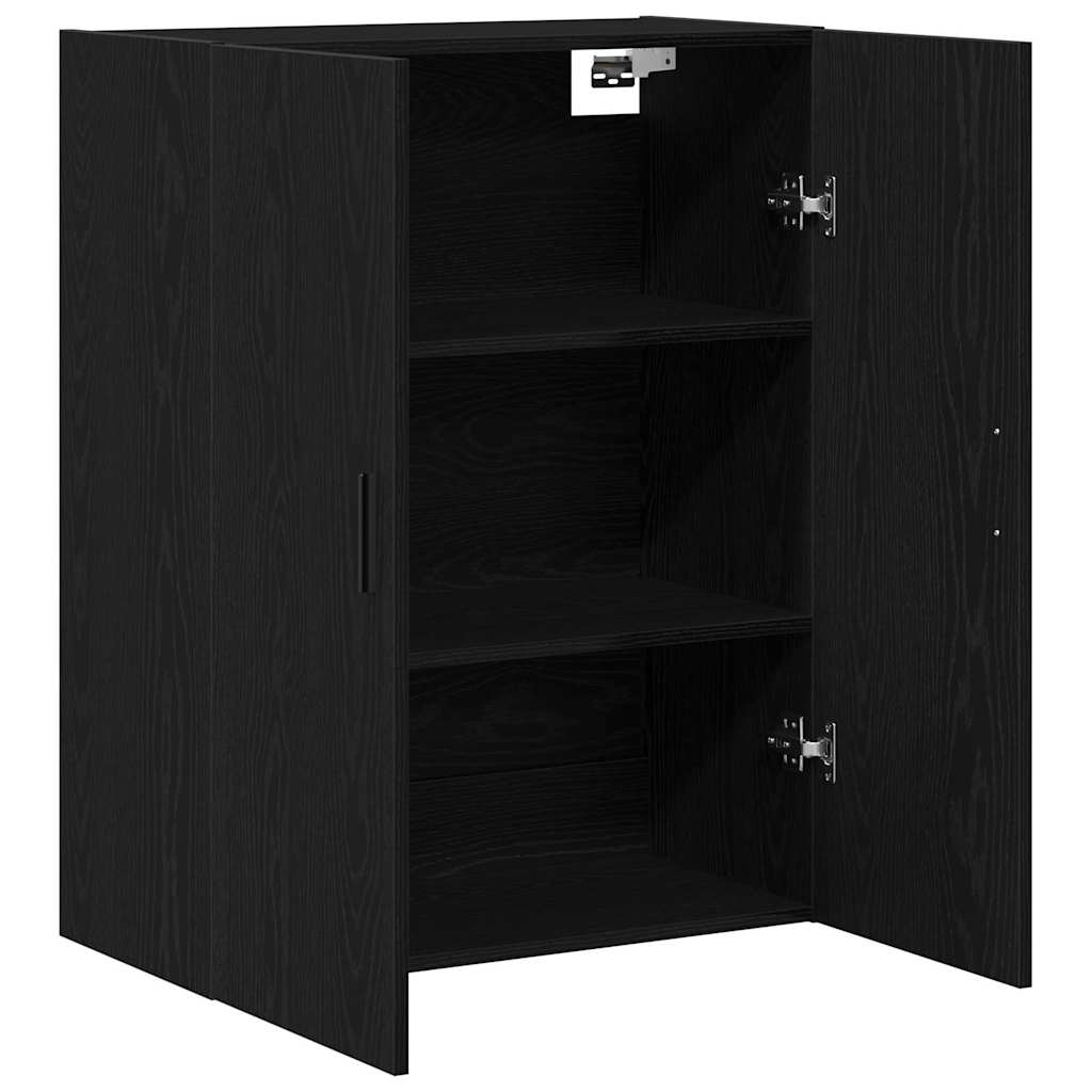 Mueble de pared Roble Negro 69,5 x 34 x 90 cm