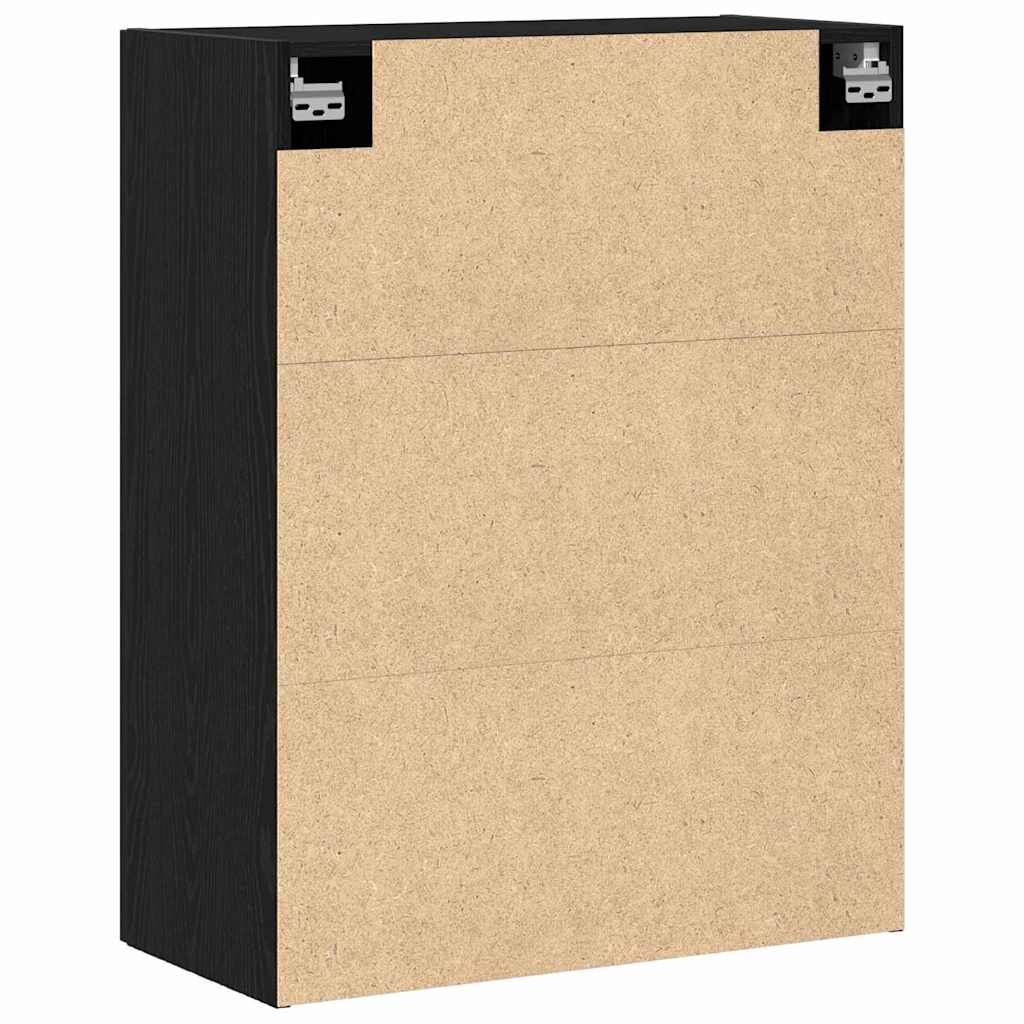 Mueble de pared Roble Negro 69,5 x 34 x 90 cm