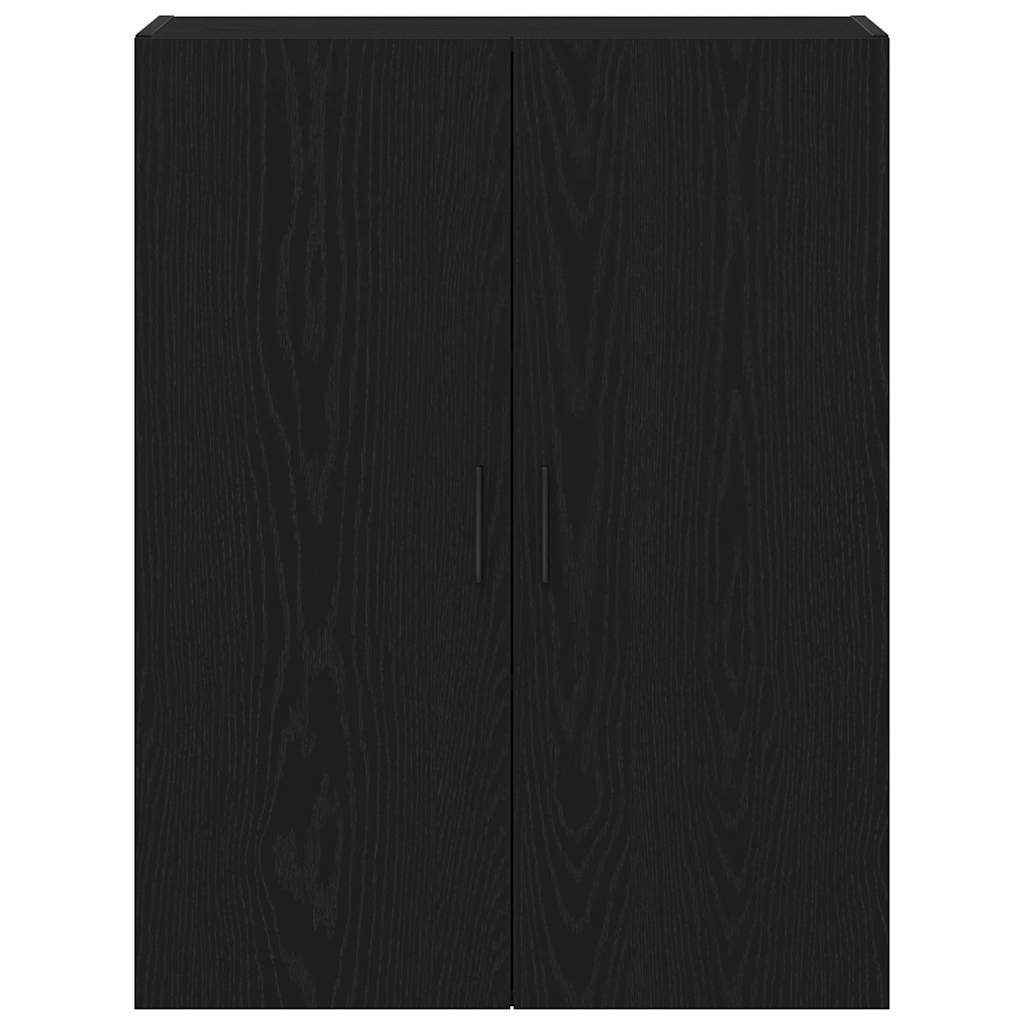 Mueble de pared Roble Negro 69,5 x 34 x 90 cm