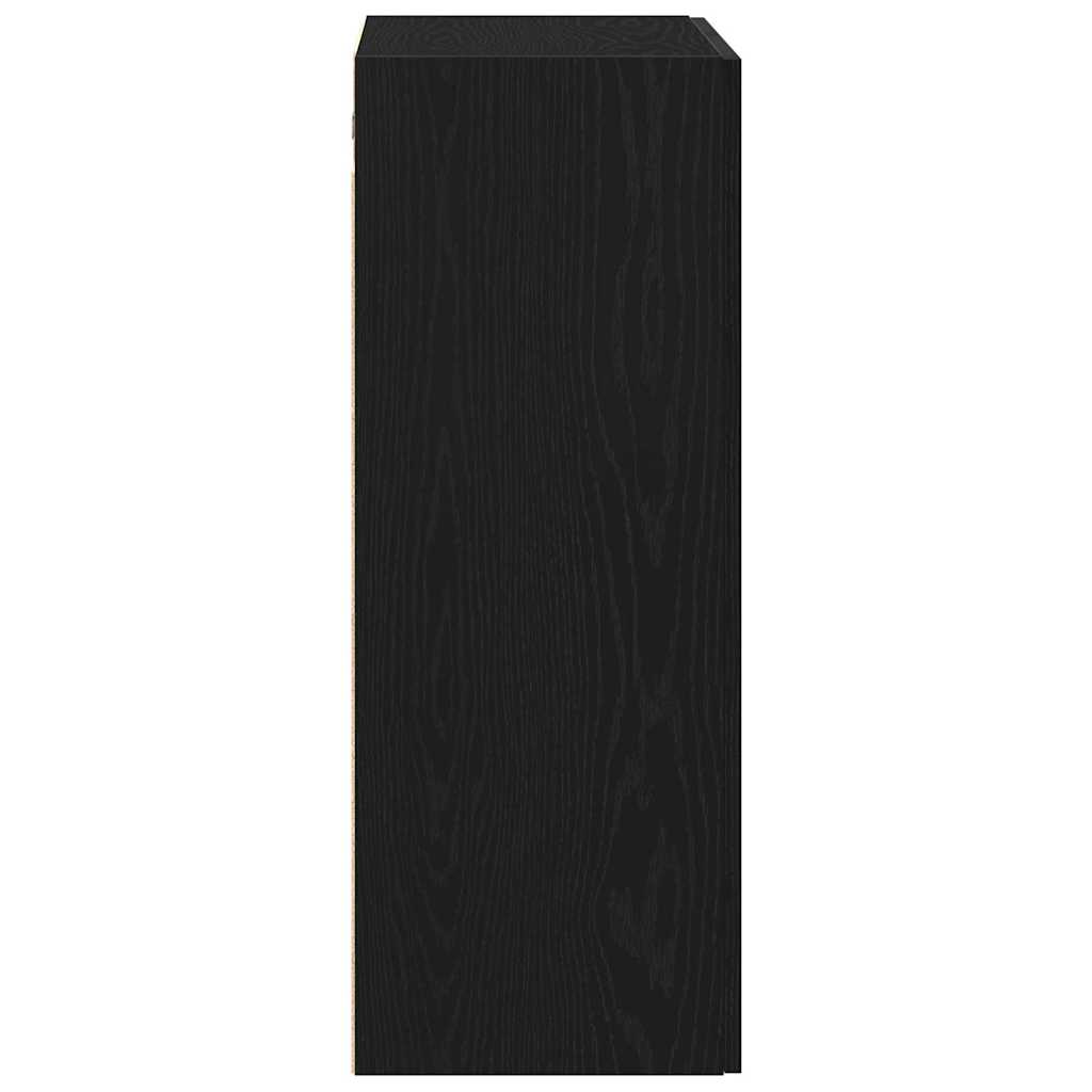 Mueble de pared Roble Negro 69,5 x 34 x 90 cm