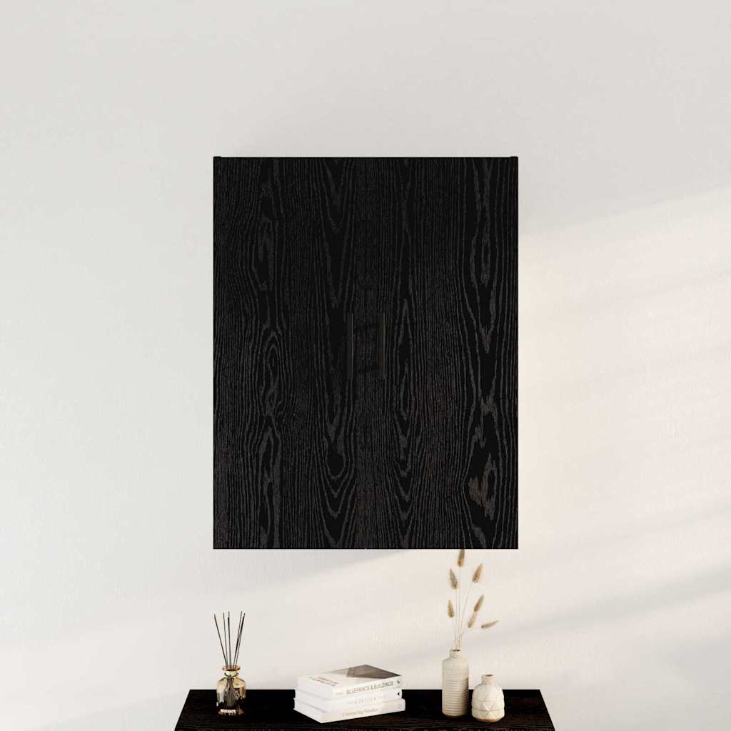 Mueble de pared Roble Negro 69,5 x 34 x 90 cm