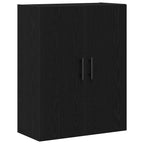 Mueble de pared Roble Negro 69,5 x 34 x 90 cm