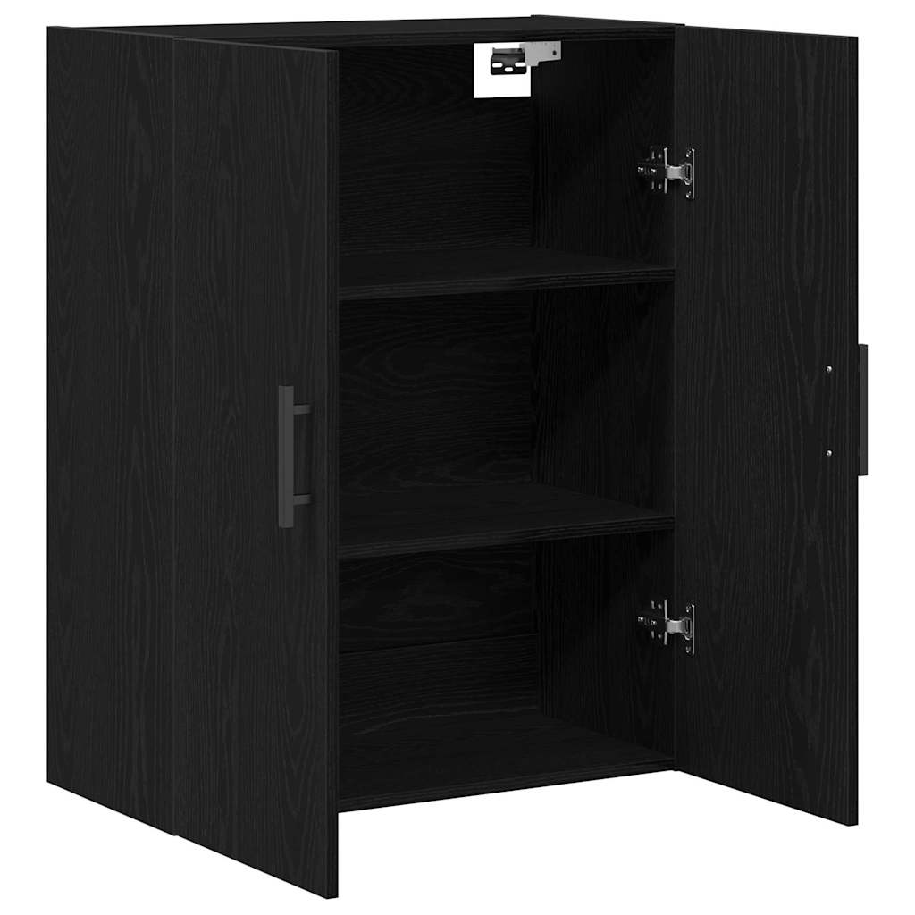 Mueble de pared Roble Negro 69,5 x 34 x 90 cm