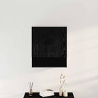 Mueble de pared Montaje en la pared Roble Negro 60 x 31 x 70 cm