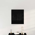 Mueble de pared Montaje en la pared Roble Negro 60 x 31 x 70 cm