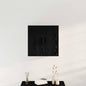 Mueble de pared Montaje en la pared Roble Negro 60 x 31 x 60 cm