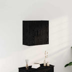 Mueble de pared Montaje en la pared Roble Negro 60 x 31 x 60 cm