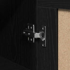 Mueble de pared Roble Negro 69,5 x 34 x 90 cm