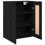 Mueble de pared Roble Negro 69,5 x 34 x 90 cm