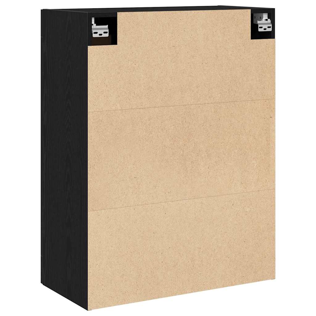 Mueble de pared Roble Negro 69,5 x 34 x 90 cm