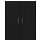 Mueble de pared Roble Negro 69,5 x 34 x 90 cm