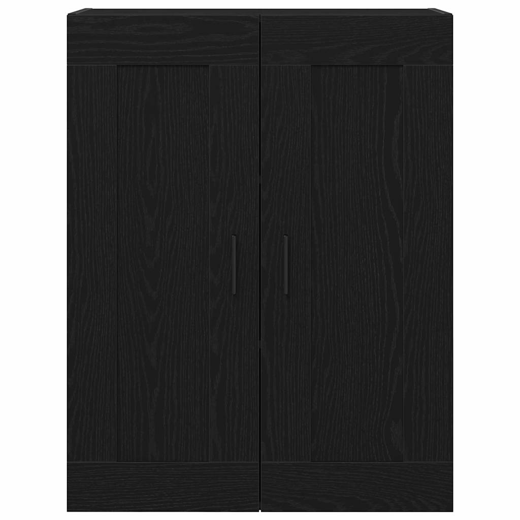 Mueble de pared Roble Negro 69,5 x 34 x 90 cm