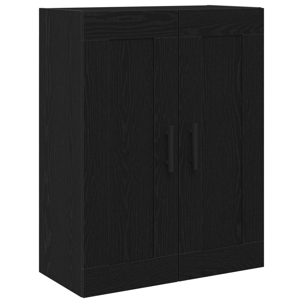 Mueble de pared Roble Negro 69,5 x 34 x 90 cm