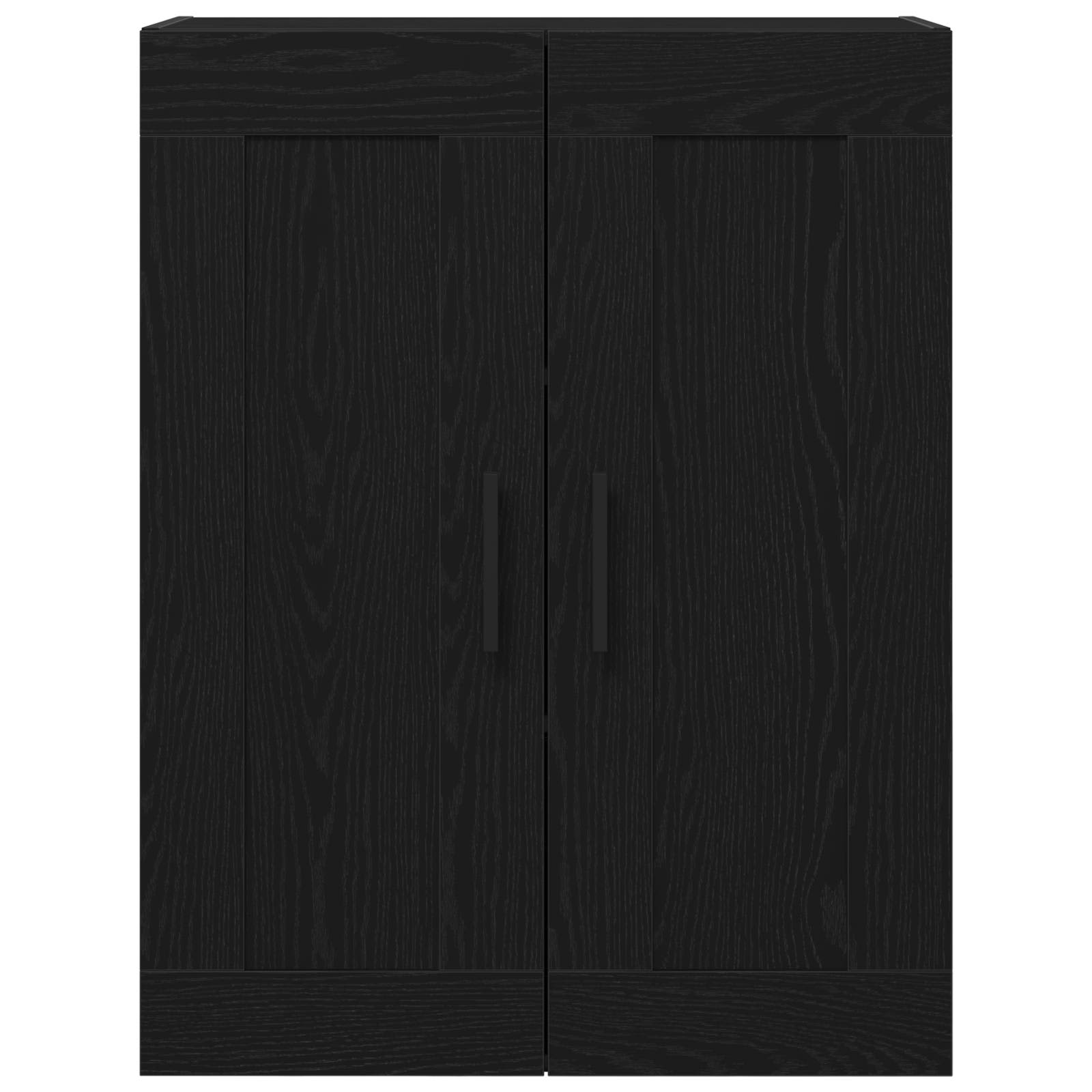 Mueble de pared Roble Negro 69,5 x 34 x 90 cm