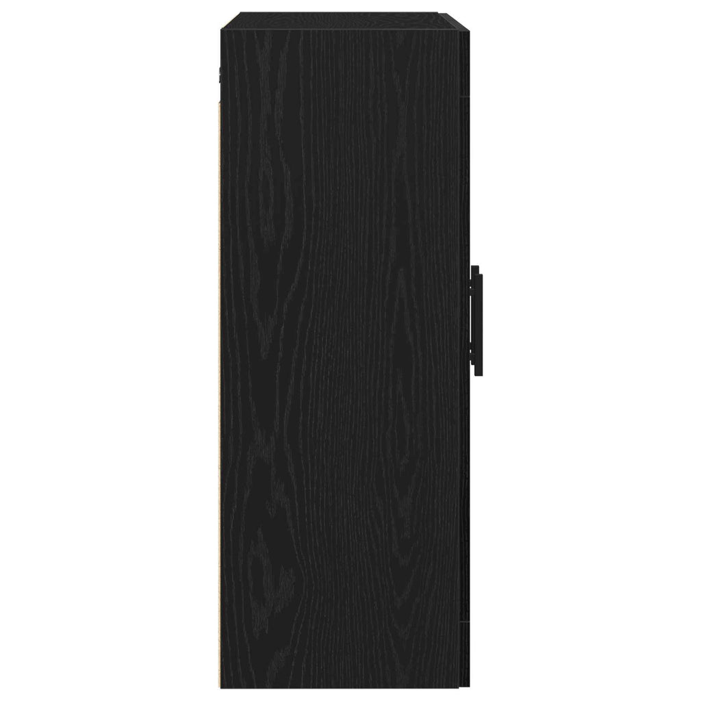 Mueble de pared Roble Negro 69,5 x 34 x 90 cm