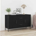 Aparador Roble Negro 100 x 36 x 60 cm Madera de ingeniería