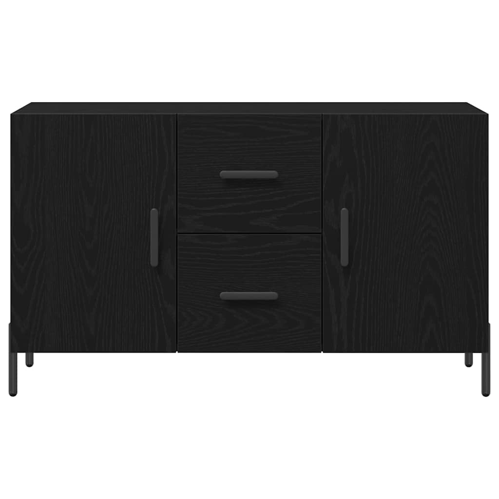 Aparador Roble Negro 100 x 36 x 60 cm Madera de ingeniería