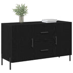 Aparador Roble Negro 100 x 36 x 60 cm Madera de ingeniería
