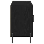 Aparador Roble Negro 100 x 36 x 60 cm Madera de ingeniería