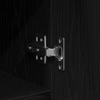 Aparador Roble Negro 100 x 36 x 60 cm Madera de ingeniería