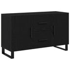Aparador Roble Negro 100 x 36 x 60 cm Madera de ingeniería