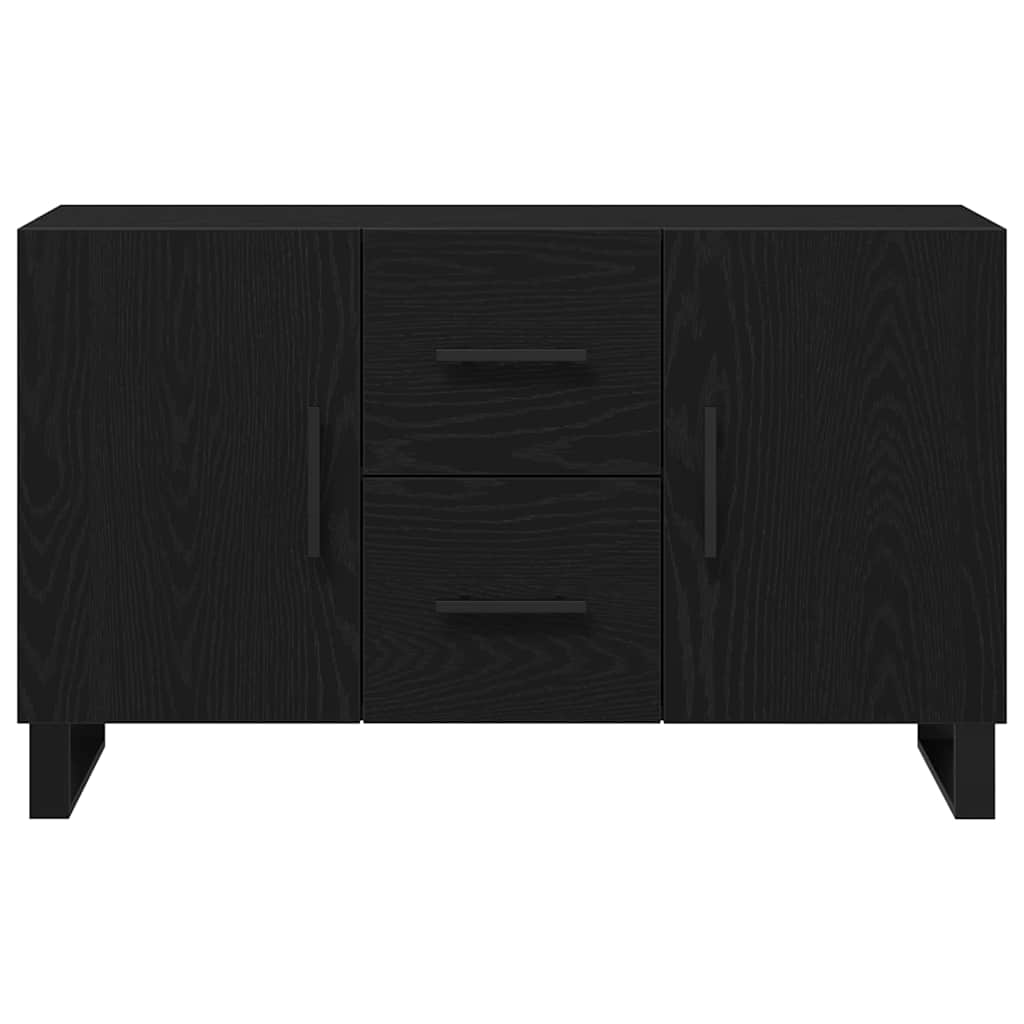 Aparador Roble Negro 100 x 36 x 60 cm Madera de ingeniería