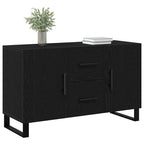 Aparador Roble Negro 100 x 36 x 60 cm Madera de ingeniería