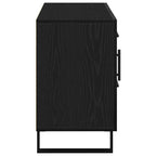 Aparador Roble Negro 100 x 36 x 60 cm Madera de ingeniería