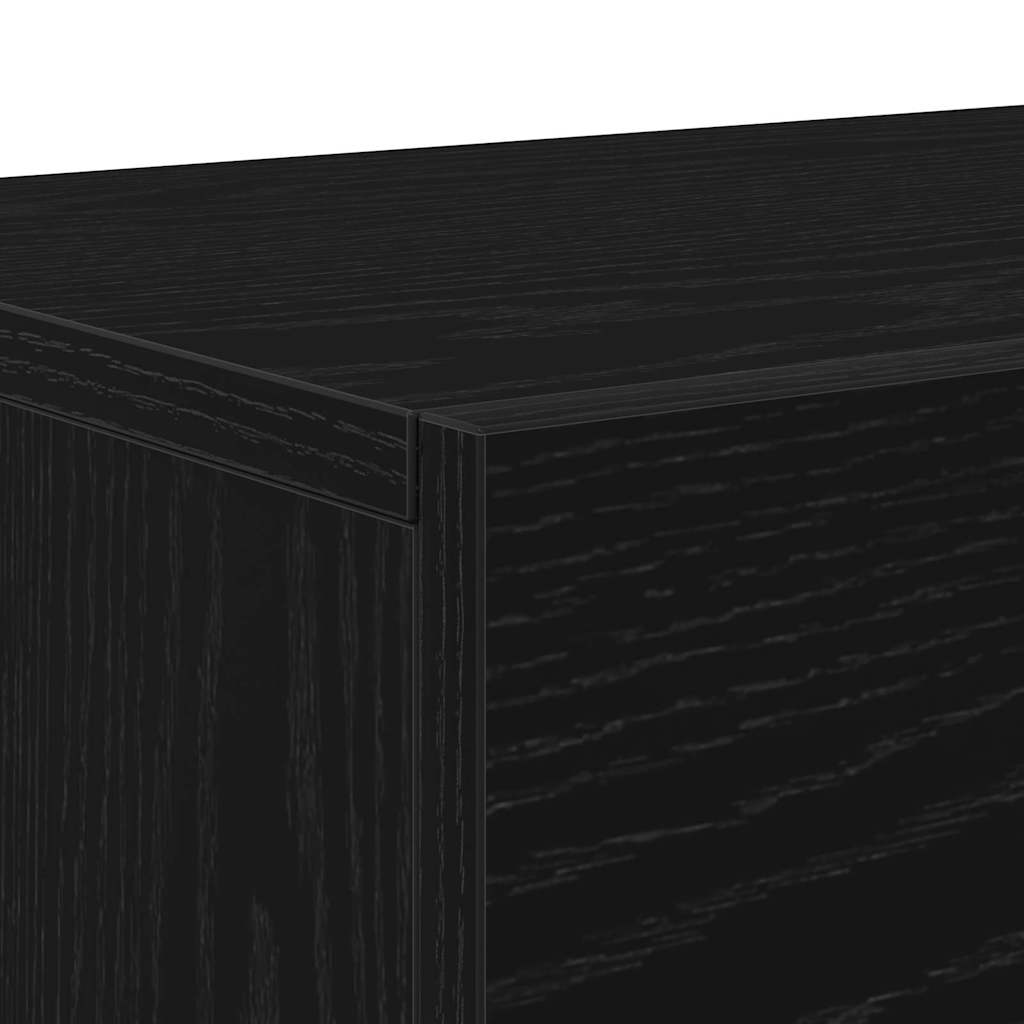 Conjunto de mueble de TV Roble Negro 150 x 30 x 50 cm