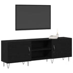 Conjunto de mueble de TV Roble Negro 150 x 30 x 50 cm