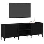 Conjunto de mueble de TV Roble Negro 150 x 30 x 50 cm