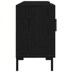 Conjunto de mueble de TV Roble Negro 150 x 30 x 50 cm