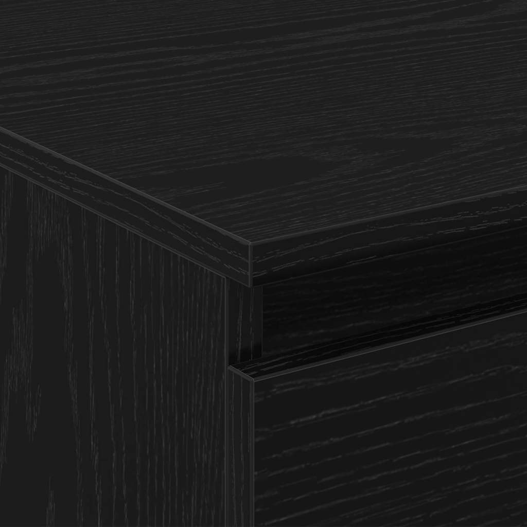 Mesa de Café Roble Negro 90 x 50 x 36,5 cm Madera de ingeniería