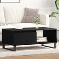 Mesa de Café Roble Negro 90 x 50 x 36,5 cm Madera de ingeniería