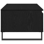 Mesa de Café Roble Negro 90 x 50 x 36,5 cm Madera de ingeniería