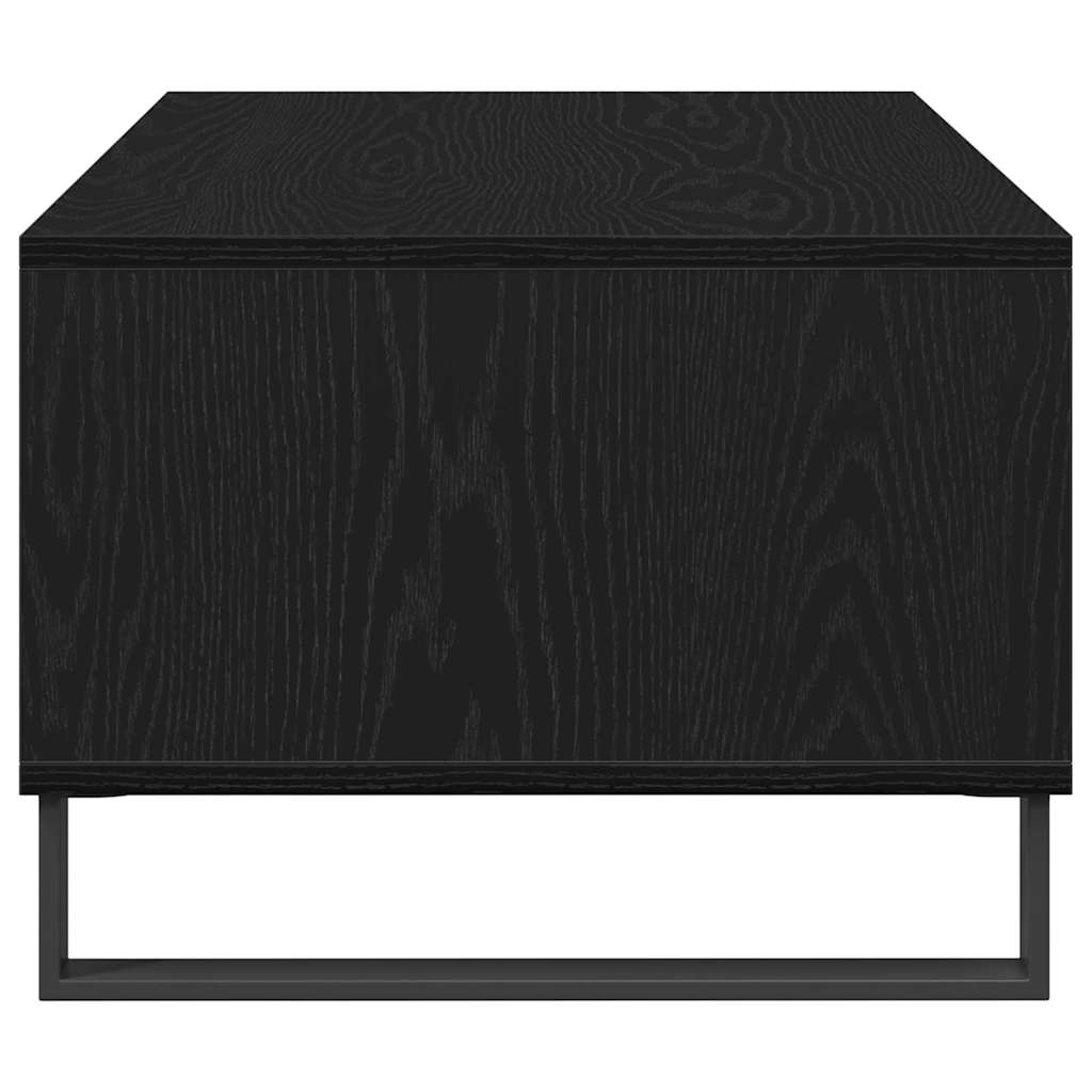 Mesa de Café Roble Negro 90 x 50 x 36.5 cm Madera de ingeniería