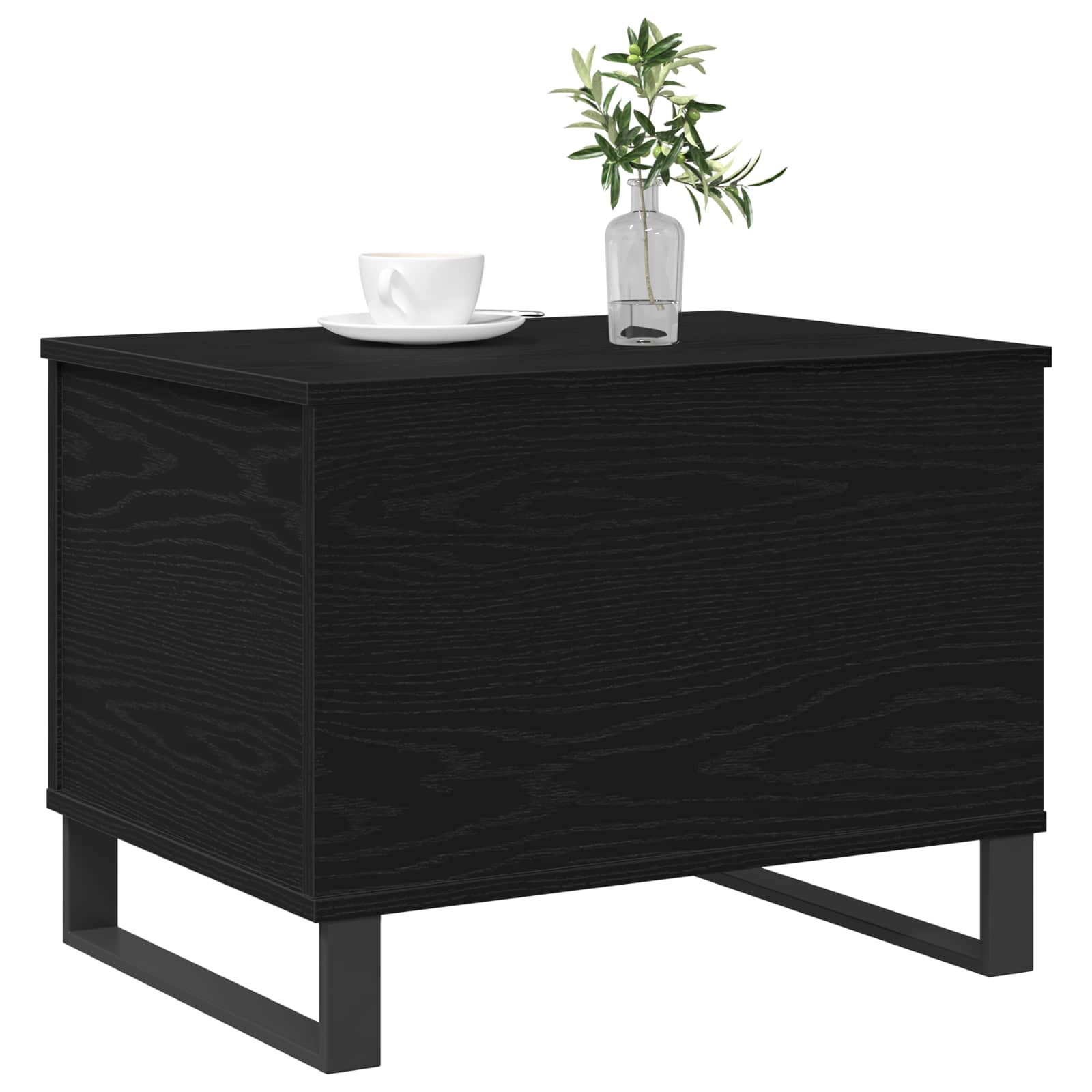 Mesa de Café Roble Negro 60 x 44,5 x 45 cm