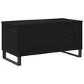 Mesa de Café Roble Negro 90 x 44,5 x 45 cm Madera de ingeniería