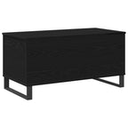 Mesa de Café Roble Negro 90 x 44,5 x 45 cm Madera de ingeniería