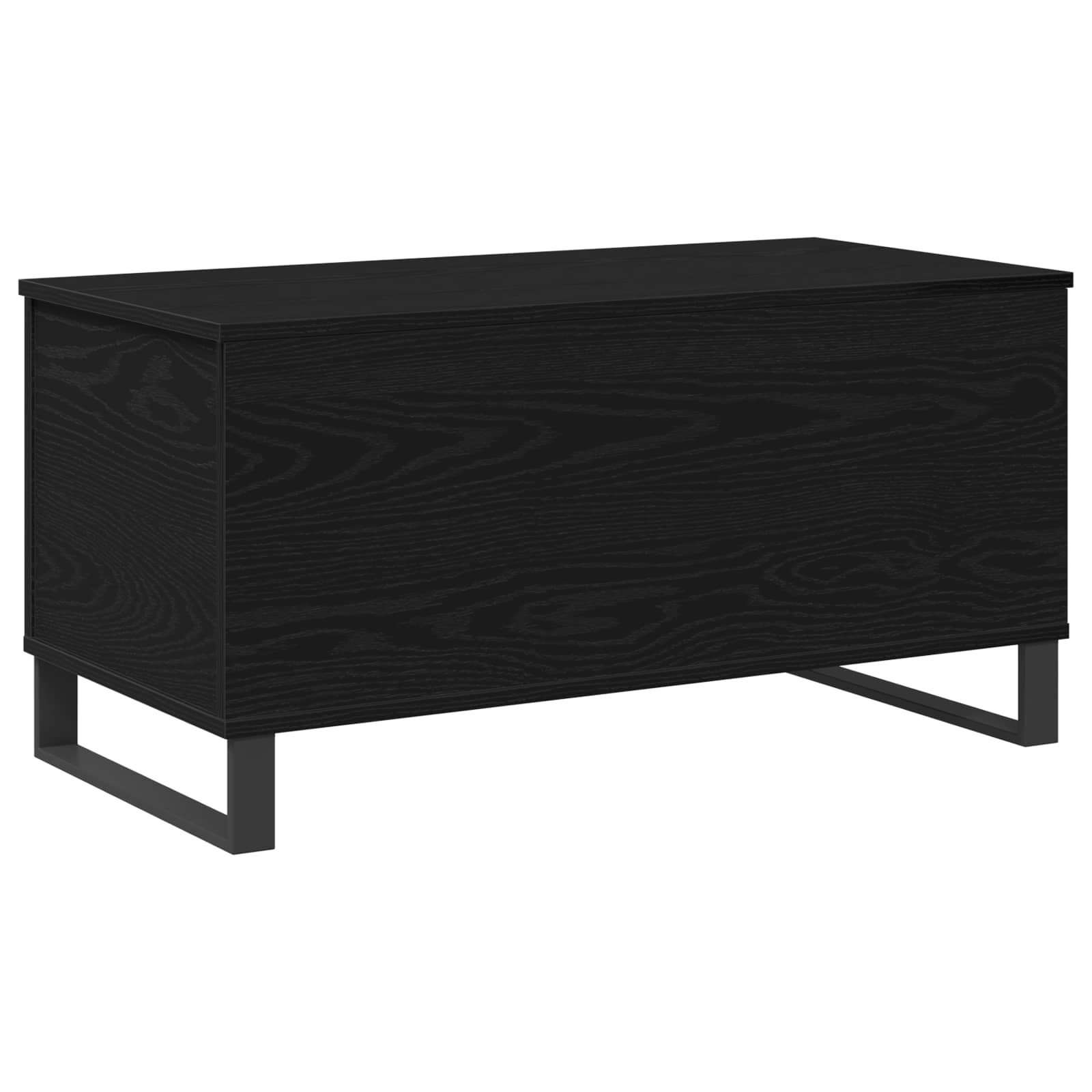 Mesa de Café Roble Negro 90 x 44,5 x 45 cm Madera de ingeniería