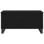 Mesa de Café Roble Negro 90 x 44,5 x 45 cm Madera de ingeniería