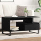 Black Oak Coffee Table 90 x 49 x 45 cm Engineered Wood